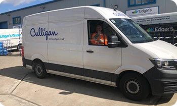 Culligan service van